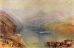 Joseph Mallord William Turner - Peintures - Le lac de Vierwaldstaetter