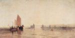 Joseph Mallord William Turner - paintings - The Chain Pier, Brighton