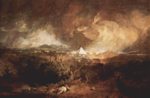 Joseph Mallord William Turner - paintings - Die fuenfte Plage von aegypten (Die Pest)