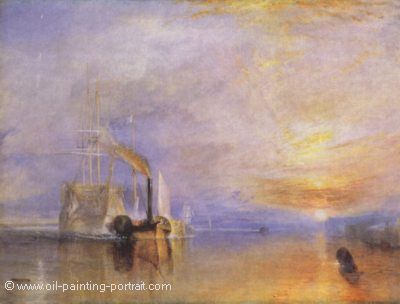 The Fighting Temeraire tugged to her last Berth to be broken up