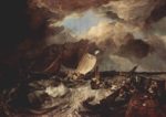 Joseph Mallord William Turner - Peintures - La jetée de Calais