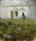 Isaak Iljitsch Lewitan  - Bilder Gemälde - The Church Wall