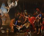 Pierre Mignard - Bilder Gemälde - Godefroy de Bouillon treated by an angel
