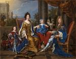 Pierre Mignard - Bilder Gemälde - James II and family
