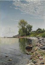 Peder Mønsted - Bilder Gemälde - Coastal View