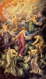 Evelyn De Morgan  - Bilder Gemälde - The Kingdom of Heaven Suffereth Violence