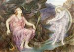 Evelyn De Morgan  - Bilder Gemälde - The Passing of the Soul at Death