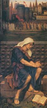 Evelyn De Morgan  - Bilder Gemälde - The Poor Man who Saved the City