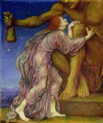 Evelyn De Morgan  - Bilder Gemälde - The Worship of Mammon