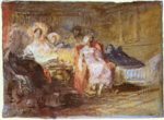 Joseph Mallord William Turner - paintings - A Saloon