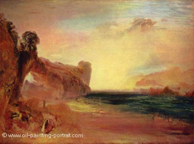 Rocky Bay with Figures