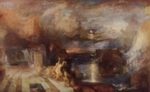 Joseph Mallord William Turner  - Peintures - Les adieux de Héro et Léandre