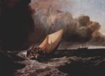 Joseph Mallord William Turner  - paintings - Hollaendische Boote in einem Sturm