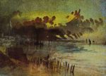 Joseph Mallord William Turner  - paintings - Honfleur