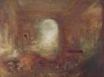 Joseph Mallord William Turner  - paintings - Interieur im Petworth House