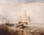 Joseph Mallord William Turner  - Peintures - Maintenant pour le peintre, les passagers montent à bord