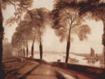 Joseph Mallord William Turner  - paintings - Mortlake Terrace