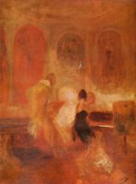 Joseph Mallord William Turner  - paintings - Musikgesellschaft, Petworth
