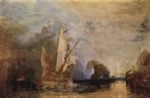 Joseph Mallord William Turner  - paintings - Ulysses Deriding Polyphermus, Homers Odyssey