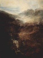 Joseph Mallord William Turner  - Peintures - Matin dans les Corniston Fells, Cumberland