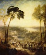 Joseph Mallord William Turner  - paintings - Phryne besucht als Venus das oeffentliche Bad