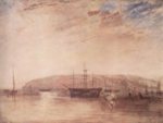 Joseph Mallord William Turner  - Peintures - Le trafic maritime en face de la pointe d´East Cowes
