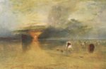 Joseph Mallord William Turner  - Peintures - Plage de Calais à marée basse