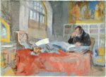Joseph Mallord William Turner  - paintings - Turner in seinem Atelier
