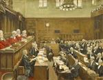 John Lavery  - Bilder Gemälde - The Court of Criminal Appeal, London