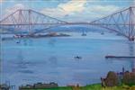 John Lavery  - Bilder Gemälde - The Forth Bridge