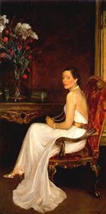 John Lavery  - Bilder Gemälde - Viscountess Wimborne