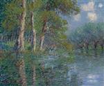 Gustave Loiseau - Bilder Gemälde - A Bend in the Eure