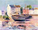 Gustave Loiseau - Bilder Gemälde - Boats Beached in Port
