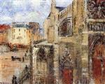 Gustave Loiseau  - Bilder Gemälde - Eglise Saint Jacques, Dieppe