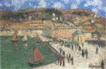 Gustave Loiseau  - Bilder Gemälde - Grand Quay, Fecamp