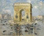 Gustave Loiseau  - Bilder Gemälde - L'Arc de Triomphe