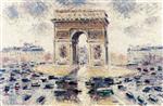 Gustave Loiseau  - Bilder Gemälde - La Place de l'Etoile