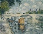 Gustave Loiseau  - Bilder Gemälde - Le Pont Louis Philippe, Paris