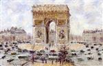 Gustave Loiseau  - Bilder Gemälde - Place de l'Etoile
