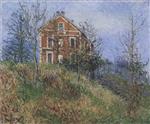 Gustave Loiseau  - Bilder Gemälde - Red House near Port Marly