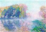 Gustave Loiseau  - Bilder Gemälde - River in Fall