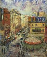 Gustave Loiseau  - Bilder Gemälde - Rue de Clignancourt