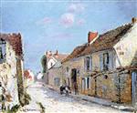 Gustave Loiseau  - Bilder Gemälde - Street in Ennery, Seine et Oise