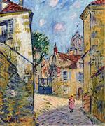 Gustave Loiseau  - Bilder Gemälde - Street in Pontoise