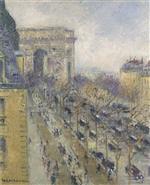 Gustave Loiseau  - Bilder Gemälde - The Arc de Triomphe
