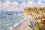Gustave Loiseau  - Bilder Gemälde - The Beach at Fecamp