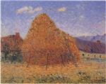 Gustave Loiseau  - Bilder Gemälde - The Haystack