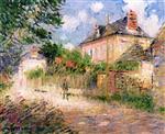 Gustave Loiseau  - Bilder Gemälde - The House of Monsieur Compon in Vaudreuil