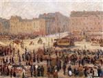Gustave Loiseau  - Bilder Gemälde - The Market