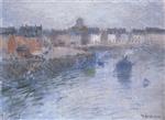 Gustave Loiseau  - Bilder Gemälde - The Port of Dieppe